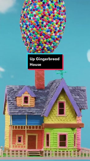 Eat the gingerbread house or admire the gingerbread house? That's Up to you. 🎈 #HolidayDecor #HolidayCrafts