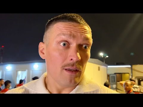 Oleksandr Usyk REACTS to Tyson Fury beating Ngannou!