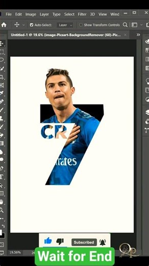 🎭 How to Create a Stunning Text Masking Effect in Photoshop! ✨ #shorts