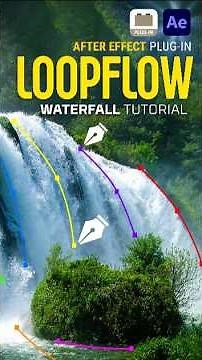 🌊 This LoopFlow Trick Makes Waterfall Animations Look INSANELY REAL!