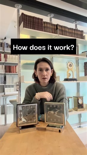 The Clockworks, London on Instagram: "It’s a mystery! Kirsten introduces some Smiths mystery clocks from The Clockworks collection. Be honest, who puzzled it out? #shorts #smithelectric #history #electricity #mysteryclock"
