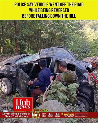 Man dies after vehicle plunges into gorge near Tosekgre village in West Garo Hills