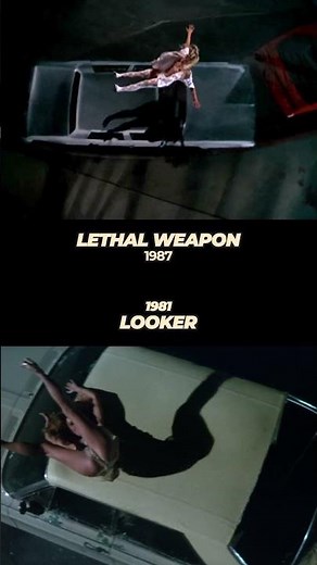 Fall Stunt: Lethal Weapon (1987) VS Looker (1981)