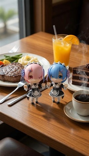 Don’t forget to have breakfast, Master! #chibi #anime #animeedit