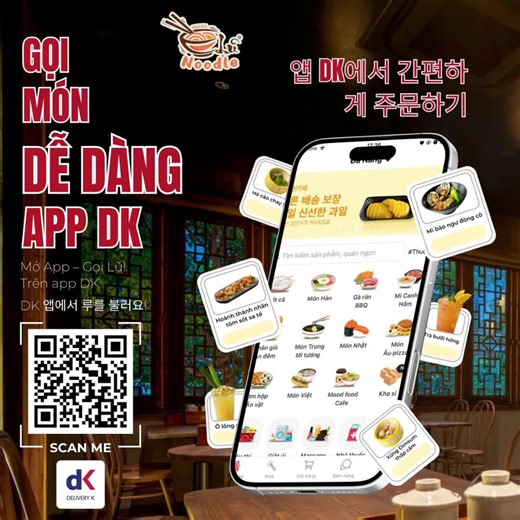 Khám Phá Thực Đơn Lu Noodle Trên App DK