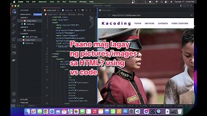 Paano Maglagay ng Image sa HTML Using VS Code