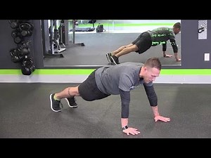 Breaking down the burpee, the plank.