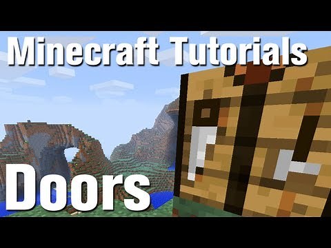 Minecraft Tutorial: How to Make a Door in Minecraft