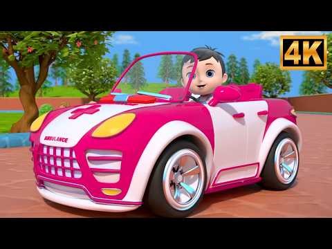 Wheels on the Ambulance | Emergency Vehicles Song for Kids | Nursery Rhymes & Baby Songs