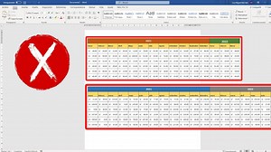 ¿Cómo insertar una tabla de Excel extensa a Word sin distorsionar?