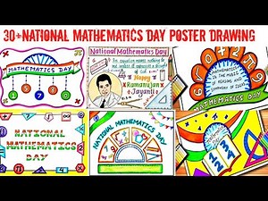 National Mathematics Day Poster Drawing Ideas l 30+ poster ideas for National Mathematics Day 2025.
