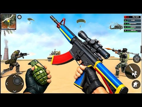 Real Commando Gun Strike Game - FPS Shooting Mission - Android GamePlay