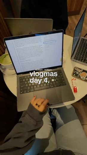 allie ♡ | MS4 on Instagram: "a pretty average day working on research & editing 🤓 it’s been sooo nice to be able to plan my own days since we have a break from rotations right now!! so just a lil disclaimer that i definitely wouldn’t have the time/energy for this series if we had our typical schedules right now 😅 #vlogmas2025 #dailyvlog #productivevlog #studywithme unistudent"