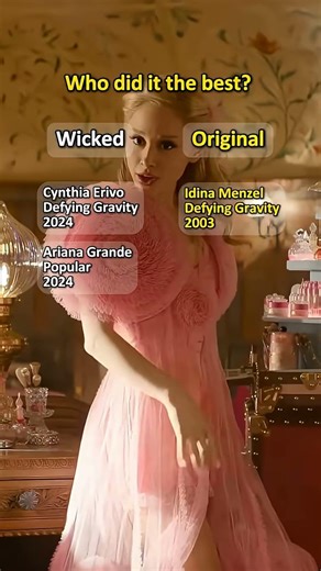 Who did it the best? #wicked #musical #broadway #glinda #cynthiaerivo #arianagrande #edit
