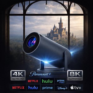 Mini Portable Projector for Movie Nights | Dorm Room Cinema | Outdoor Movie Projector | Gift for Film Lovers - Etsy