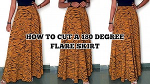 33K views · 759 reactions | How to cut and sewing tutorial video a 180 degree flare skirt (beginners guide) | Stitches By Tale | Facebook