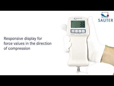 SAUTER FK | Robust push/pull force gauge for simple measurement