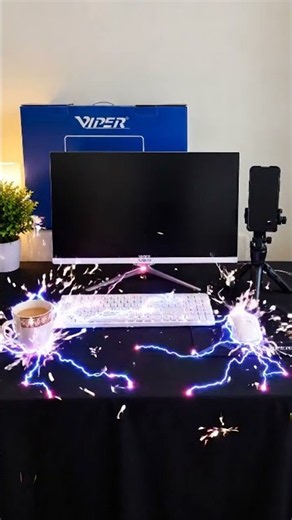 Rate my new VIPER PC setup from 1 to 10! 😍🖥️ #shorts #setupwars #pcgamingsetup