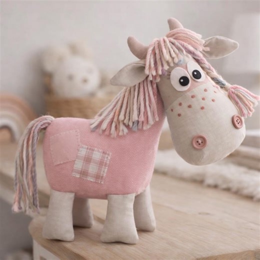 Plush Horse Sewing Pattern – Patchwork Pony Stuffed Animal (PDF Download) - Etsy
