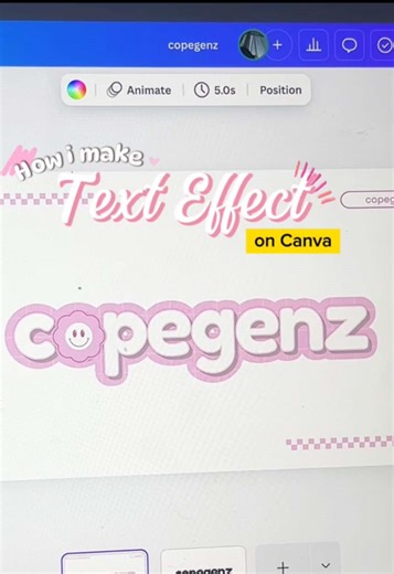 Canva Text Effects Tutorial for Creative Design