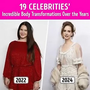 19 Celebrities’ Incredible Body Transformations Over the Years | Celestoria