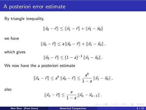 Ch07n1: Systems of Non-linear Equations; Fixed Point iterations.