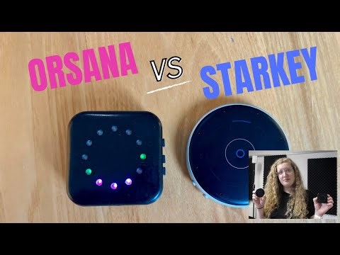 AudioTelligence Orsana™ Remote Microphone vs Starkey Table Microphone
