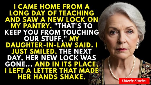 45K views · 1K reactions | My Daughter In Law Locked The Pantry On Me I Took It Off And Left A Note That Made Her Shake #usa #truestory #Documentary | Elderly Confession | Facebook