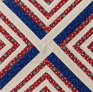 Michigan Quilt Block Pattern: Log Cabin Style (12" PDF Download) - Etsy