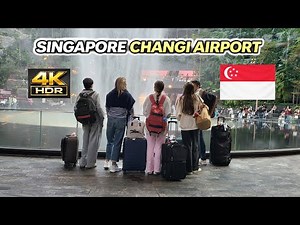 Singapore Changi Airport Terminal 1 Arrival Walkthrough 4K