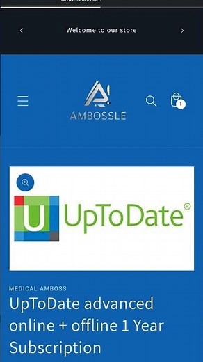 UpToDate advanced online + offline 1 Year Subscription