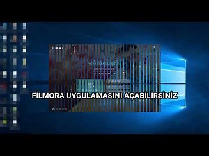 FİLMORA UYGULAMASINI TÜRKÇE DİL YAPIMI