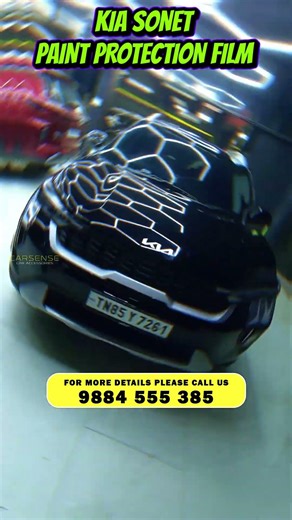 Kia Sonet Paint Protection Film | Car PPF | Car Detailing Chennai | Scratch Protection Film #shorts
