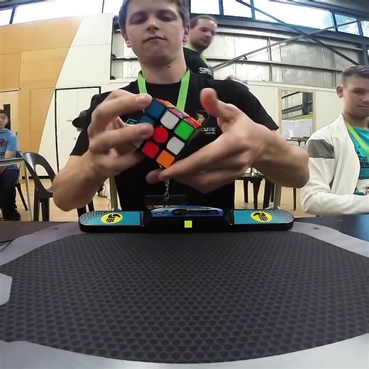 Cubers Breaking Records at Rubik's Cube Competitions