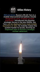 Why Russia's RS 24 Yars Is So Dangerous? #shorts