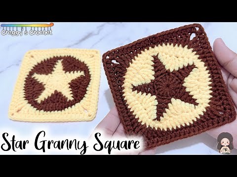 CROCHET “Star” Granny Square | Tutorial