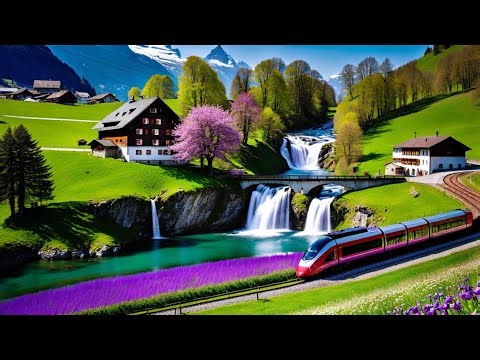 🇨🇭Unforgettable Swiss 🚞TRAIN 🚅🚂Journeys, 4K 60 FPS