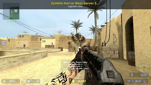 Zombie Horror Boss Server Side Model Mod for Counter-Strike: Source | CS:S Mods