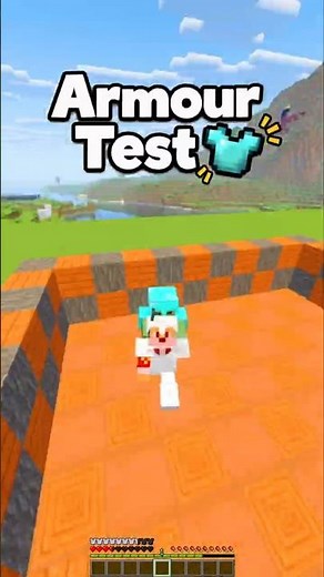 Minecraft Armour Test ⚔️ | Zombie vs Helmet Sets #minecraft #minecraftshorts