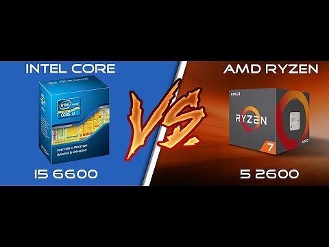 AMD vs Intel | Ryzen 5 2600 vs Core i5 6600 | Comparison in 6 games