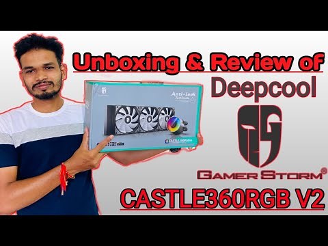 Deepcool Castle 360 RGB V2 - Unboxing, Review, Install, Lighting Effects Amazing CPU liquid cooler