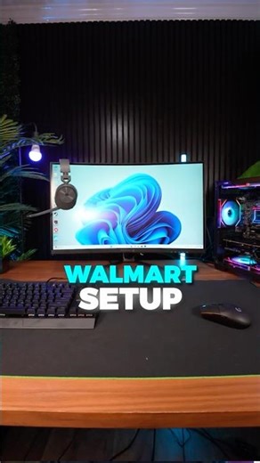 Gaming on a FULL WALMART Setup... 🤯