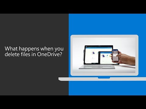 What happens when you delete files in OneDrive