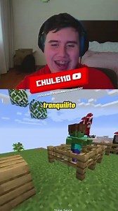 CHULE HACE UNA TRAMPA PARA MOBS SENCILLA EN MINECRAFT ONE BLOCK #shorts