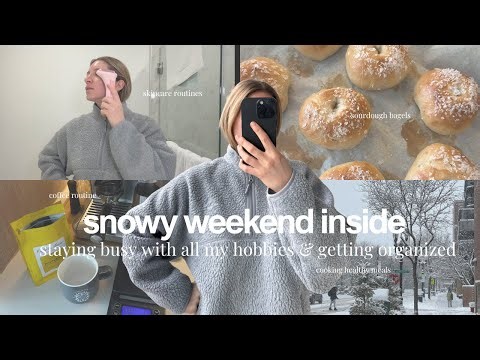 how I spent an entire weekend alone | self-care day, digital declutter, cooking & organization!