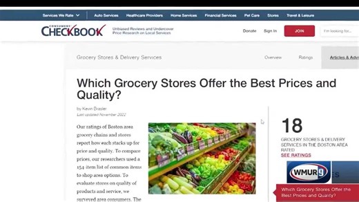 Nonprofit group releases updated rankings for New England grocery stores