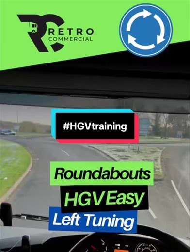 Roundabout in HGV? Easy! #hgvtraining
