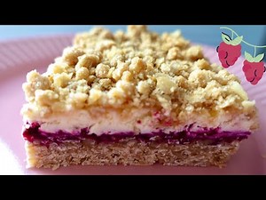 KOLAČ SA MALINAMA I KREM SIROM, VEOMA UKUSAN I OSVJEŽAVAJUĆI KOLAČ (RASPBERRY BARS)