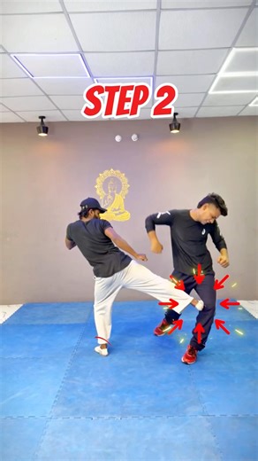 Block lowar side kick tutorial 💥 #selfdefense #tutorial #mma #shorts