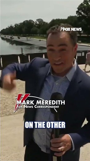 SEE IT: Water is flowing back into the Reflecting Pool after years of deterioration #dc #shorts #usa